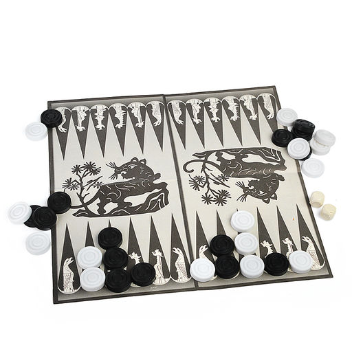 Шашки-нарды (в деревяной коробке, картонное поле)