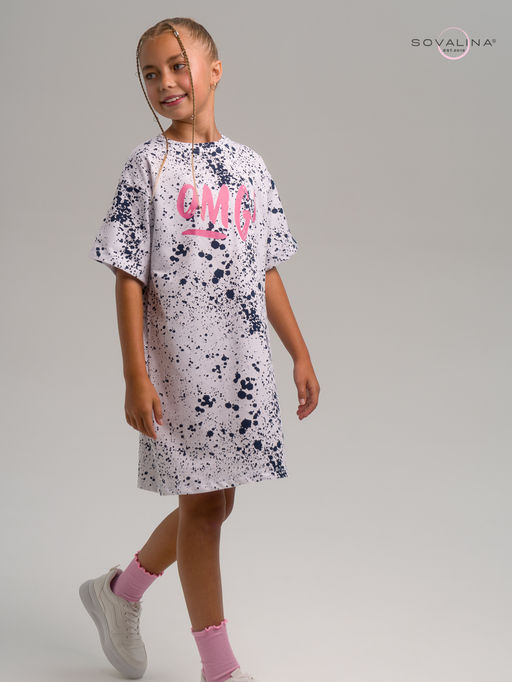 Платье Teen бум синий OMG - Sovalina фото 2