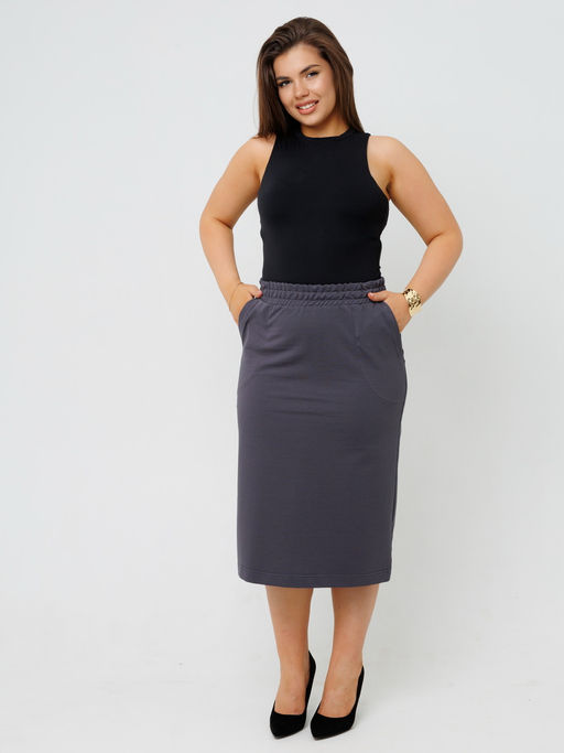 Юбка женская Ю-20 (футер с лайкрой) - Elenatex фото 36