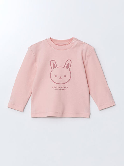 Uzun Kollu K?z Bebek Ti??rt ve Pantolon 2li - Waikiki фото 2