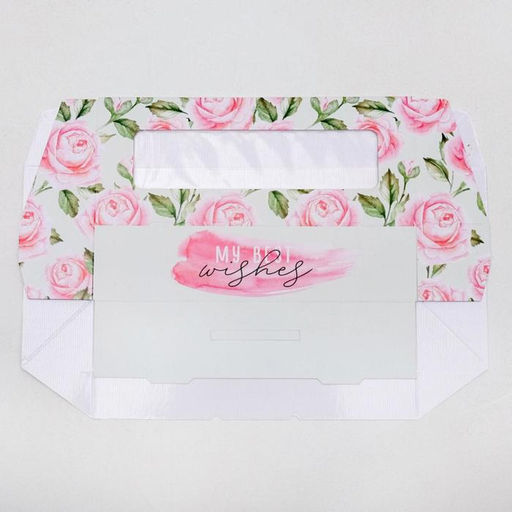 Цена за 5 шт. Кондитерская упаковка, коробка с ламинацией «Best wishes», 17×7×4 см