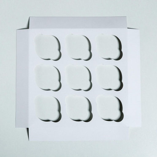 Цена за 5 шт. Коробка для капкейков «С Новым годом!» 25×25×10 см