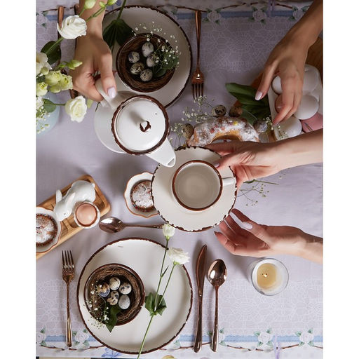 Скатерть Этель Пасхальные Тильды 147х300 см, 100% хлопок, саржа 190 г/м2  фото 24