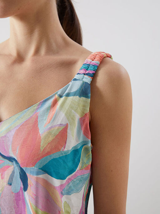 ?i?ekli B?zg?l? Elbise