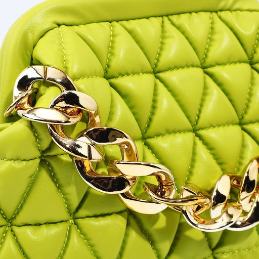 Сумка-клатч на фермуаре, цвет салатовый - Simaland фото 4