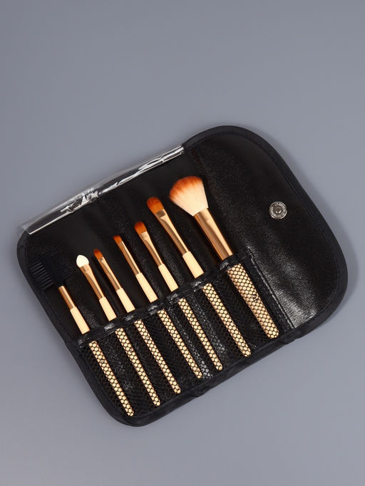 Набор кистей для макияжа PASTEL BLUSH, 7 шт., в чехле