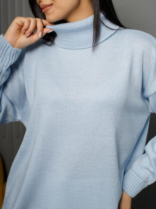 Водолазка удлиненная w-02-037 с шерстью 20% - Esenia фото 10