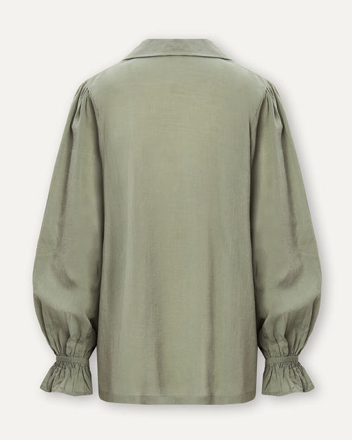 Домашняя блузка оттенка хаки - Deseo фото 3