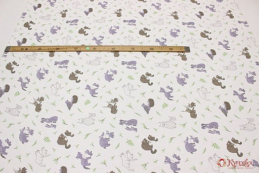 Муслин двухслойный Лесная семейка, ш.1.35м, хлопок-100%, 100гр/м.кв - Купава фото 3