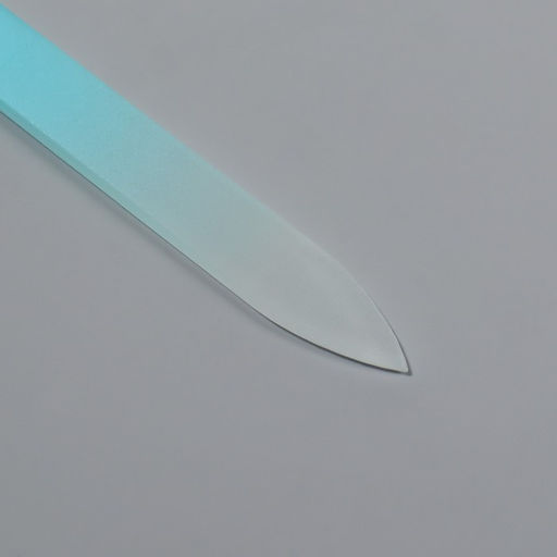 Цена за 6 шт. Пилка стеклянная для ногтей, 9 см, в чехле, МИКС