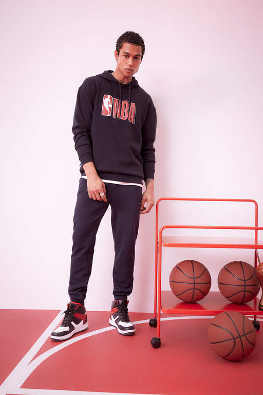 DeFactoFit Толстовка свободного покроя с капюшоном и надписью NBA NBA  фото 2
