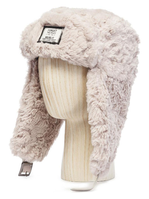 Шапка жен. полиэстер LB-M99006 light grey