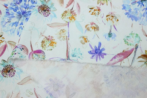 Плательная вискоза Digital Легкость пробуждения , ш.1.4м, вискоза-100%, 125гр/м.кв - Купава фото 7