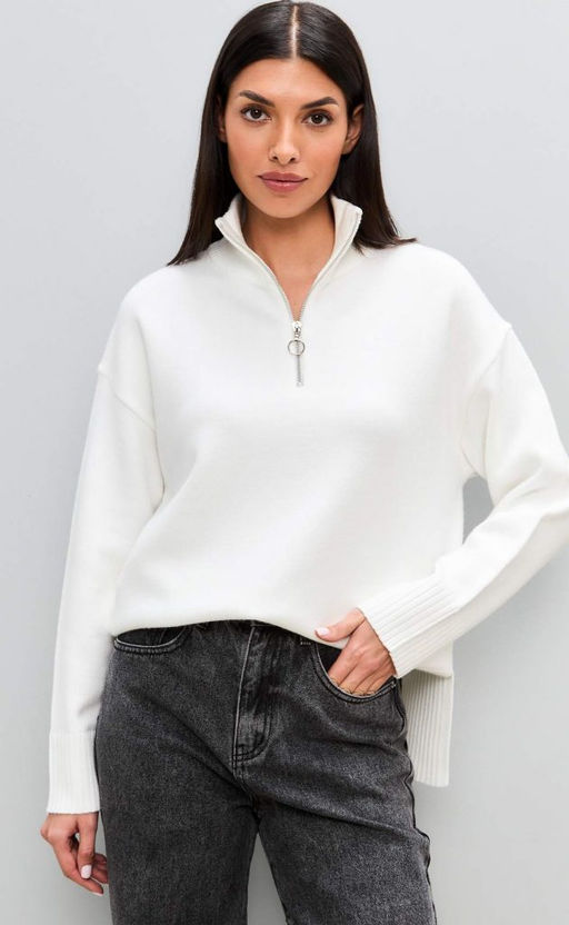 Джемпер FW-3519 white - Fine joyce фото 3