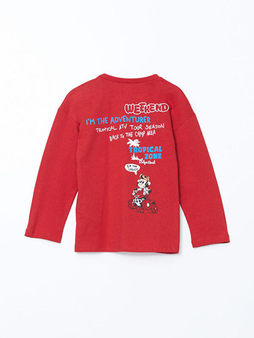 Uzun Kollu Bask?l? Erkek Bebek Ti??rt - Waikiki фото 3