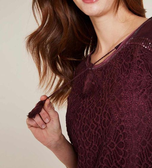 Блузка, бордовая - Heine фото 5