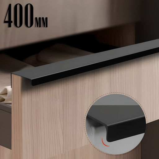 Цена за 2 шт. Ручка CAPPIO RT001BL, L=400 мм, м/о 320 мм, цвет черный