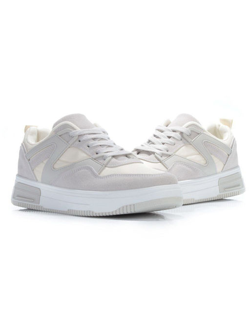 05-6029-36 GRAY/BEIGE Кроссовки женские (искусственные материалы) - No name фото 12