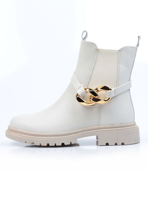 5267-2 WHITE Ботинки демисезонные женские - No name фото 8