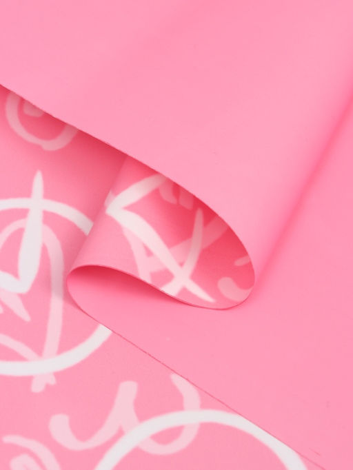 Цена за 20 шт. Плёнка флористическая для цветов, «Сердца», розовая, 57×57 см