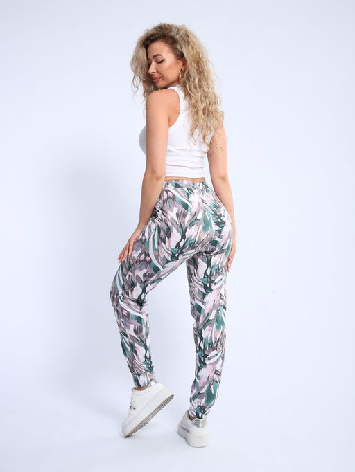 Брюки женские, модель 162, трикотаж (42 размер, Джунгли)