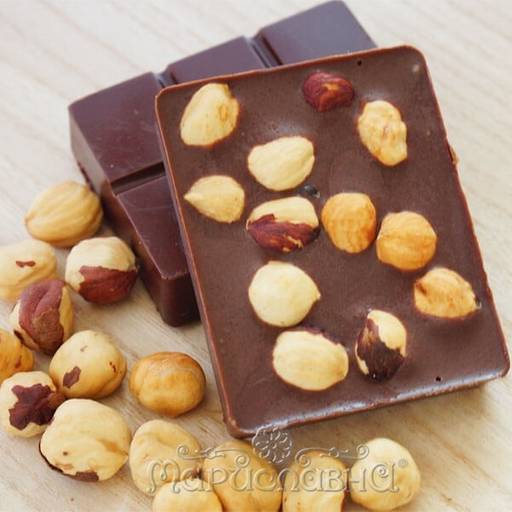 Шоколад молочный Жареный фундук и ваниль - Мариславна фото 2