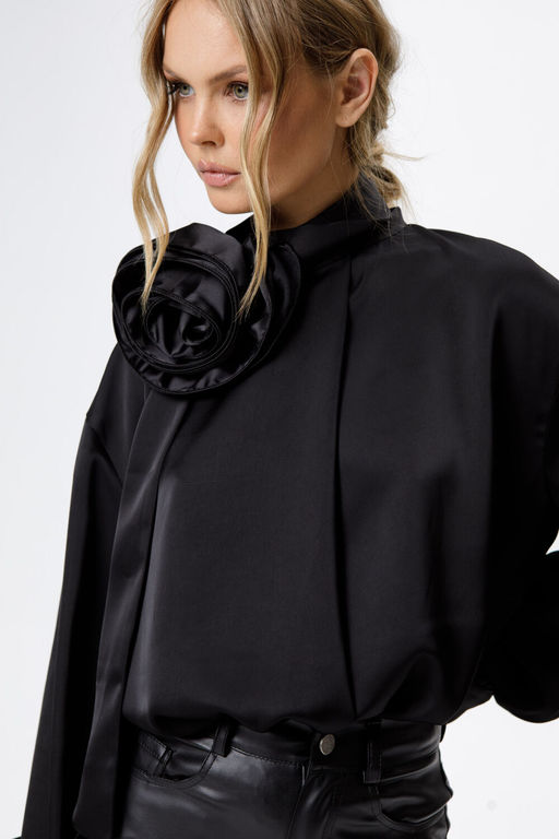 Блуза Pirs 6298 чёрный фото 4