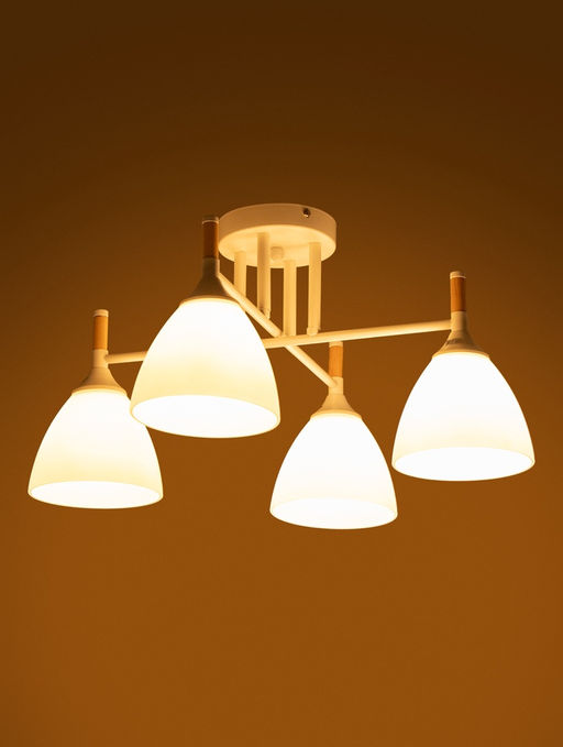 Люстра XA1689/4, 4×60 Вт, E27, белый