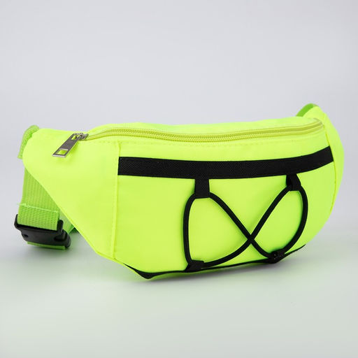 Сумка поясная со шнуровкой, цвет жёлтый - Nazamok фото 3