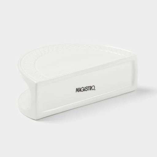 Салфетница Magistro Argos, 13.2×4.5×7 см, фарфор, белая
