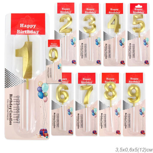 Свеча Цифра / KL-3 /уп 12/600/ - Галеонтрейд фото 12