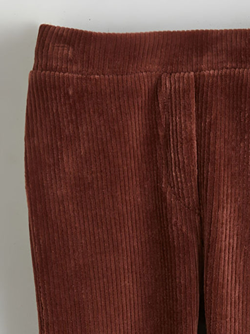 Beli Lastikli Basic K?z ?ocuk Kadife Tayt