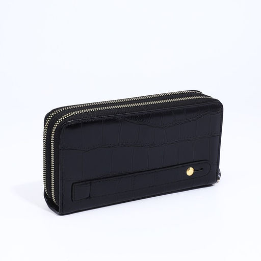 Кошелёк на молниях, цвет чёрный - Simaland фото 2