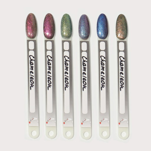 Гель лак для ногтей, Chameleon, 3-х фазный, 8мл, LED/UV, цвет малиновый/зелёный (08) - Queen fair фото 5