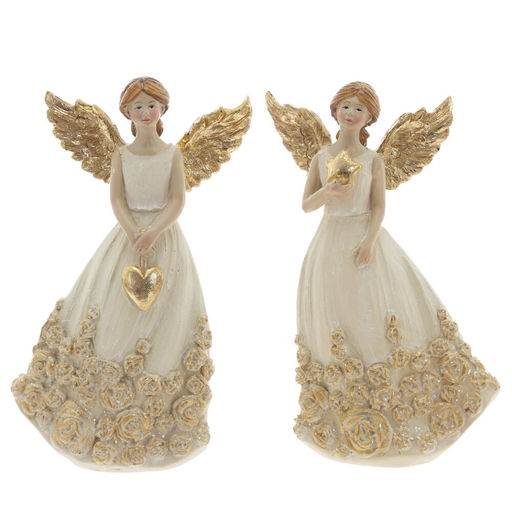 Фигурка декоративная "Ангел", L7,5 W5 H13,5 см, 2в.