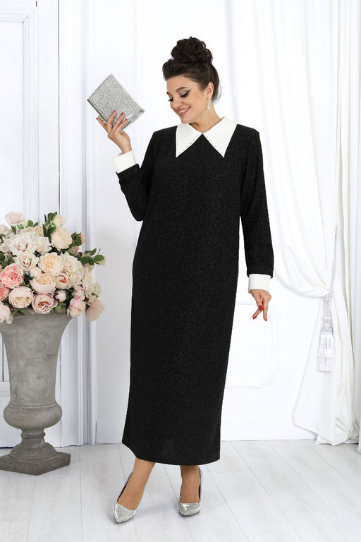 Платье Ninele 6036 черный - Swallow фото 11