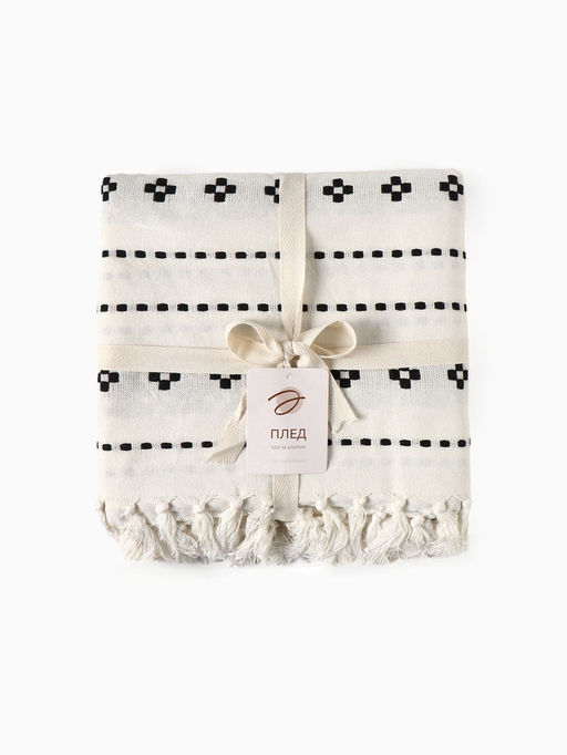 Плед «Этель. Графический узор», 220×240 см, 100% хлопок