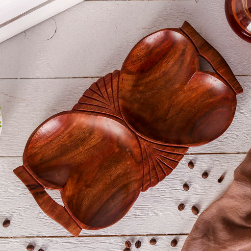 Менажница Сердечки, 30?15.5?3 см, дерево