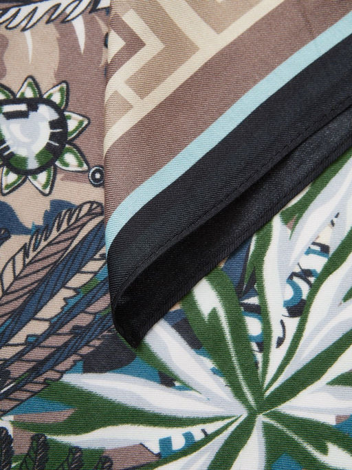 Платок жен. шелк+шерсть+мод 120х120 E16-8487-22