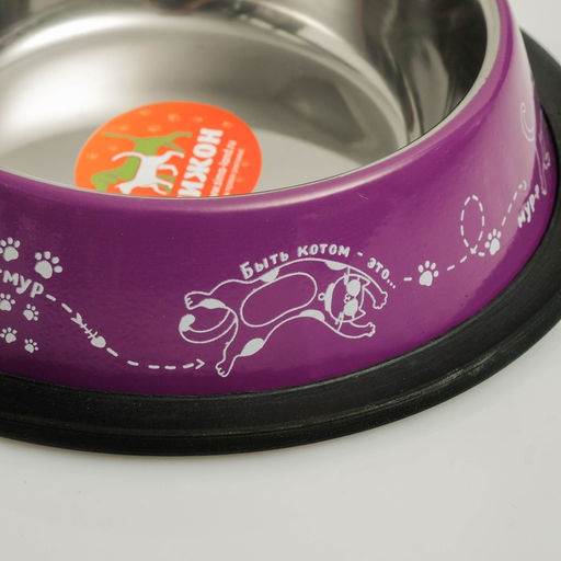 Миска с нескользящим основанием Пижон. Мурр, 230 мл  фото 7