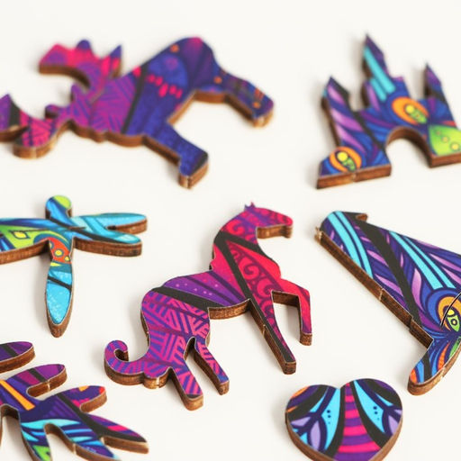 Пазлы фигурные Сказочная сова - Puzzle фото 7