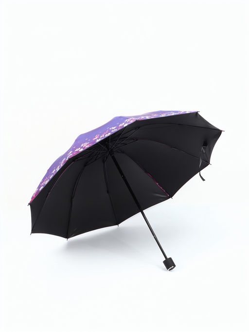 Зонт механический Хамелеон, эпонж, 4 сложения, 10 спиц, R=49/56 см, d=98 см, МИКС