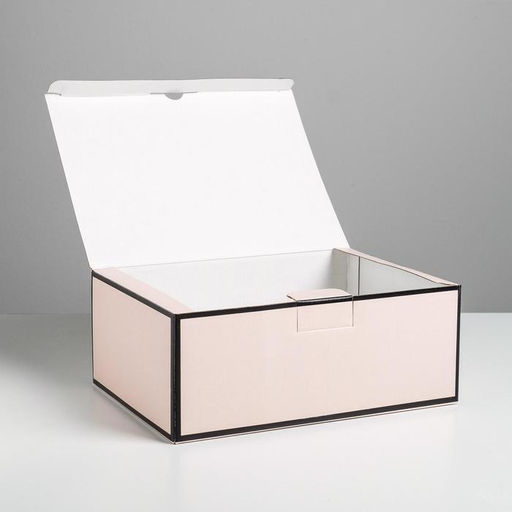 Коробка подарочная сборная, упаковка, Believe, 26 х 19 х 10 см