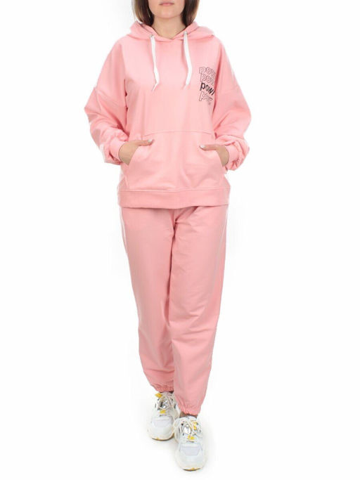 Y315 PEACH Спортивный костюм женский (100% хлопок) - Фабричный китай фото 2
