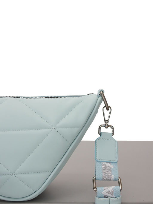 LACCOMA сумка Лакки-Ф826-голубой эко кожа хлопок  фото 7