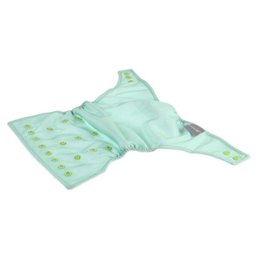 Многоразовый подгузник, флис, цвет светло зеленый - Крошка я фото 6