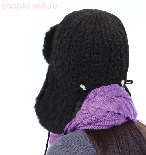 298-З Ушанка женская (56-58)