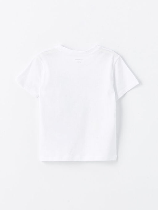 Bisiklet Yaka K?sa Kollu Bask?l? Erkek Bebek Ti??rt 2li - Waikiki фото 3