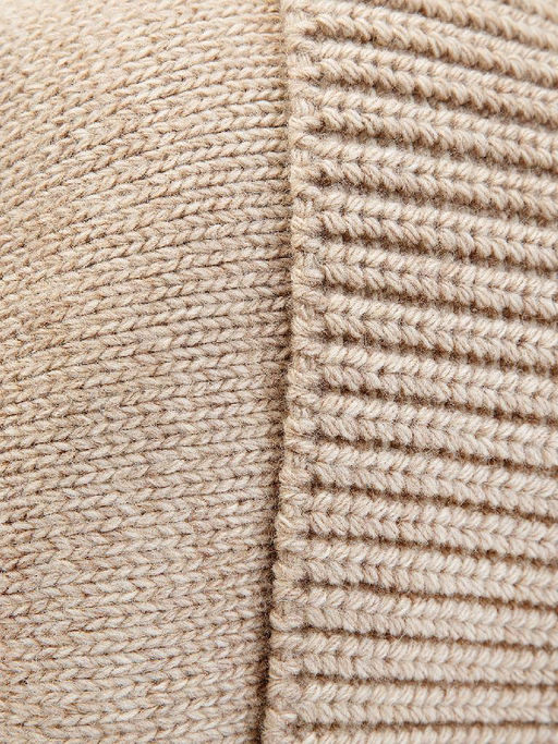 Капор жен. шерсть+акр LB-N88056 beige melange - Labbra фото 3