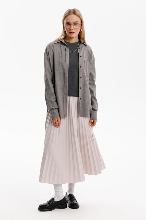 ЕВТ 7026/серо-сиреневый юбка жен